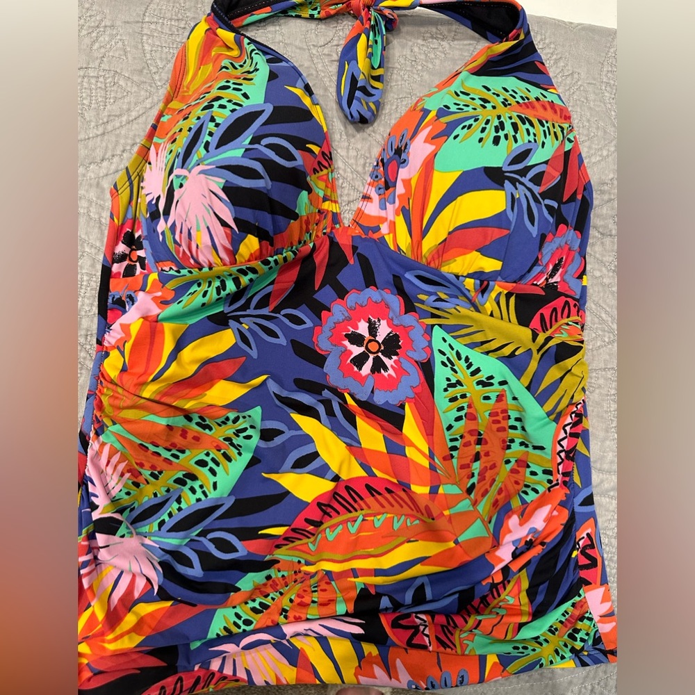 Bleu Rod Beattie tankini. Beautiful vibrant. Size 14